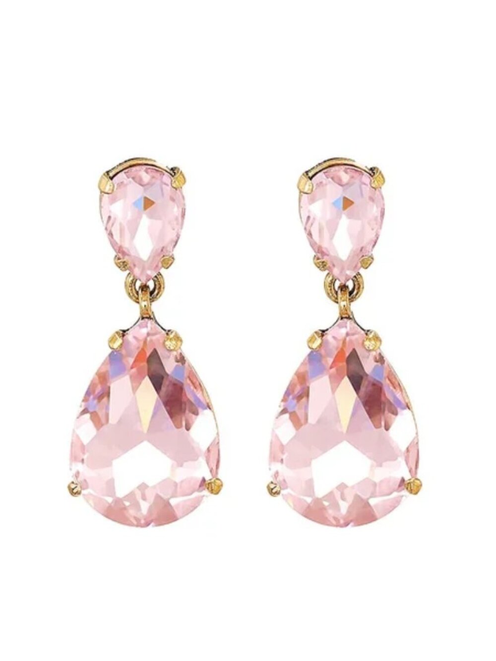 NWOT Pretty Pink Drop Earrings